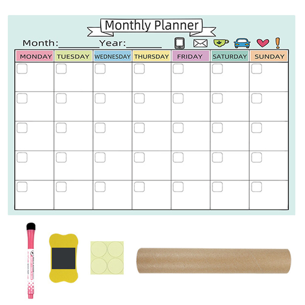 Magnetic Dry Erase Calendar Vertikal Kalender F R D Ed Fyndiq