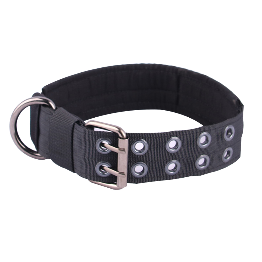 thumbnail image 1 of Collar de perro para perros grandes, collares tácticos anchos con asa para perros de raza Extra grande, Collar grueso para cachorros, Collar de nailon para mascotas, 1 of 6