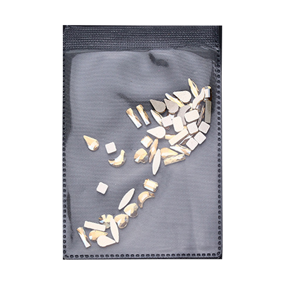 thumbnail image 1 of Diamantes de imitación para uñas, diamantes de imitación con parte trasera plana para uñas y piedras de cristal de múltiples formas, gemas para uñas, joyas, diamantes de cristal, kit de diamantes de, 1 of 6