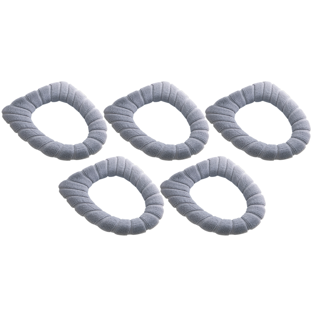 thumbnail image 1 of 5 piezas más gruesas para baño Apalfuy funda para asiento de inodoro calentador fibras elásticas lavables cómodas, 1 of 6