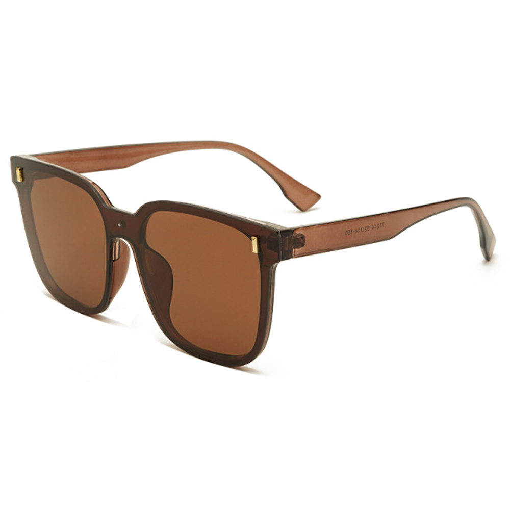 thumbnail image 1 of Gafas de sol cuadradas retro de gran tamaño para mujer Protección de gafas de sol de estilo clásico de moda, 1 of 6