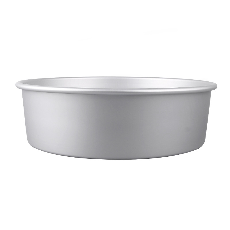 Molde para pasteles redondo Fondo extraíble para fácil liberación Molde para pasteles de gasa de aluminio anodizado