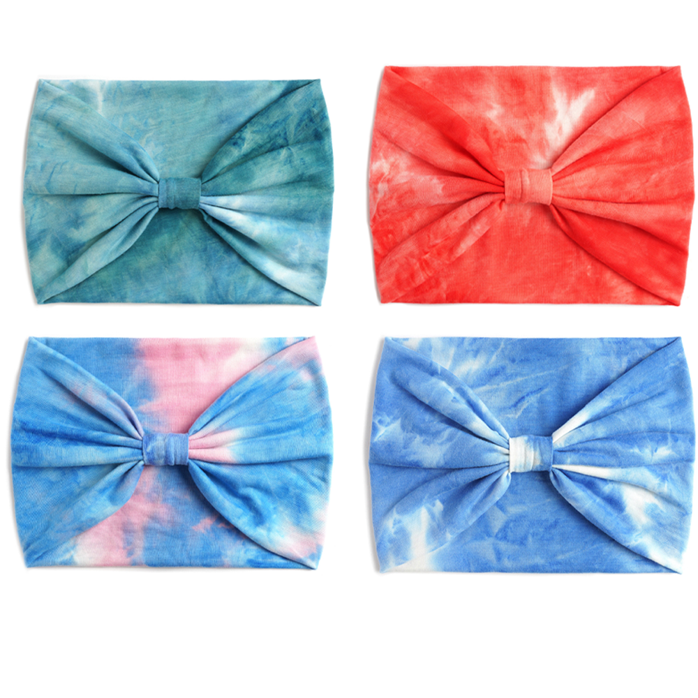 Diademas anchas Turbante elástico Diademas anudadas Elástico Yoga Entrenamiento Banda para el sudor Correr Deporte Bufanda para la cabeza Envolturas para la cabeza grandes para mujeres