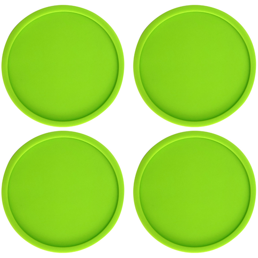 Posavasos de silicona para bebidas,Compañero de taza resistente al calor,Práctico de costa suave para protección de la mesa