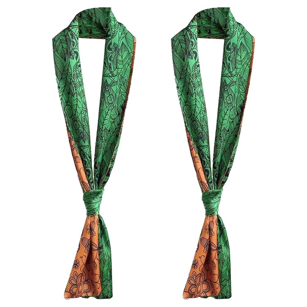 2 uds bufanda con borde para pelucas de encaje diadema de seda bufanda para envolver el cabello por la noche diadema de moda para bolsos de maquillaje deportivo de yoga