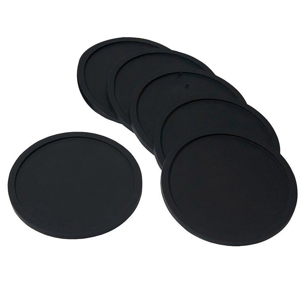 Divertido juego de posavasos que protege los muebles y la mesa de daños, posavasos de silicona adecuados para mesas de cualquier material