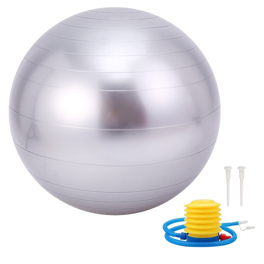 thumbnail image 1 of Pelota de ejercicio, pelota de yoga, para fitness, equilibrio, estabilidad, fisioterapia, bomba rápida incluida, 1 of 6