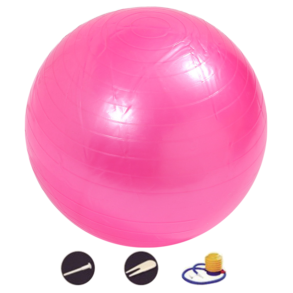 Pelota de ejercicio, pelota de equilibrio con bomba para yoga, Pilates, estiramiento, Fitness, gimnasio en casa, entrenamiento