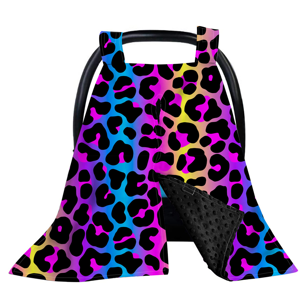 thumbnail image 1 of Funda para cesta de bebé con estampado de leopardo, funda térmica para carrito, funda para asiento infantil, 1 of 6