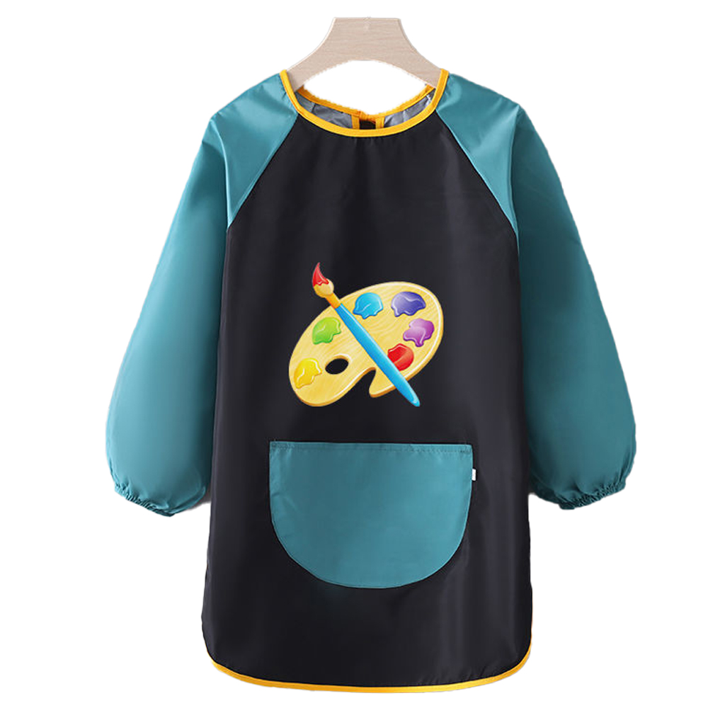 Delantales de pintura impermeables para artistas, batas de arte para niños, bata para niños pequeños