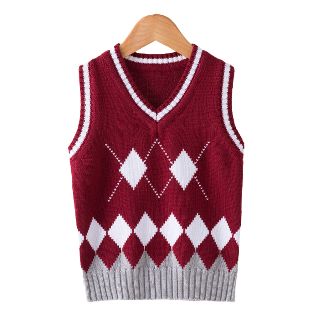 thumbnail image 1 of Chaleco unisex para bebé, tejido suave, uniforme, de algodón, con cuello en V, sin mangas, 1 of 6