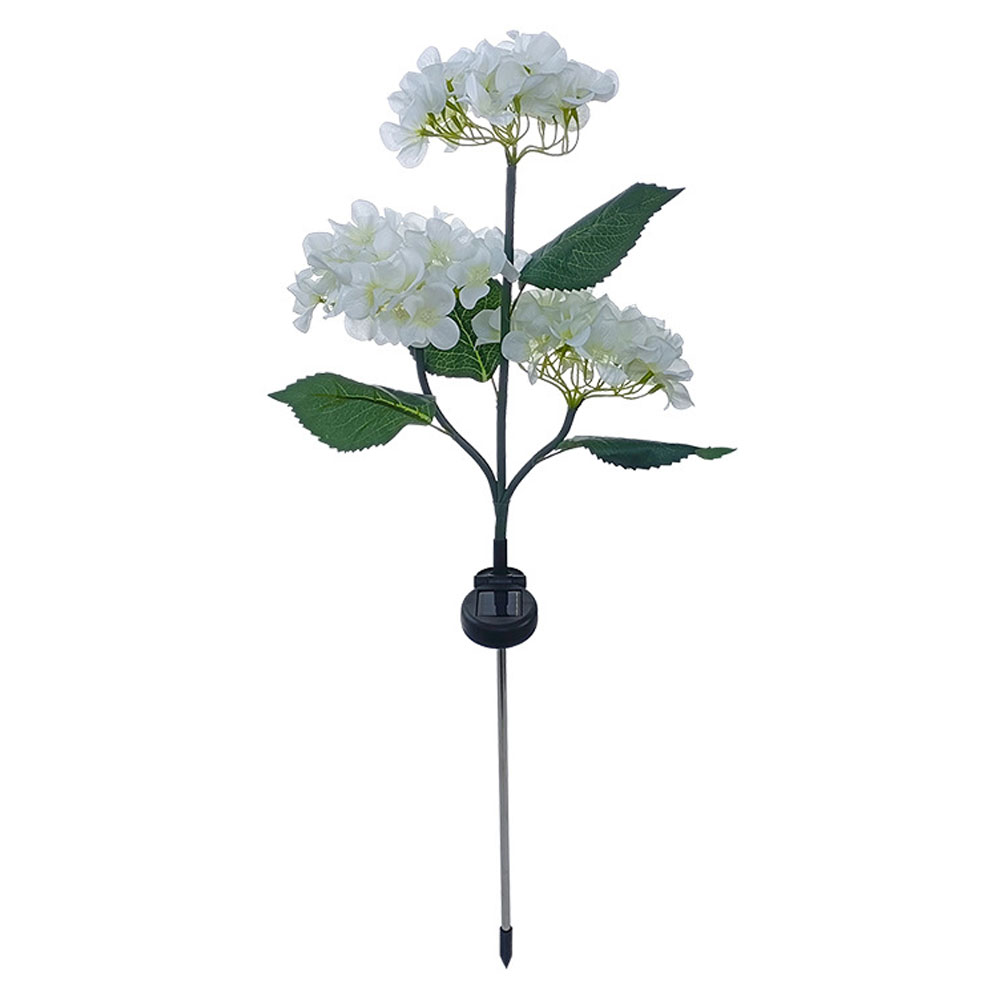 thumbnail image 1 of Luces solares de jardín, luces de hortensias para decoración de jardines, decoraciones de jardín, paneles solares, 1 of 6