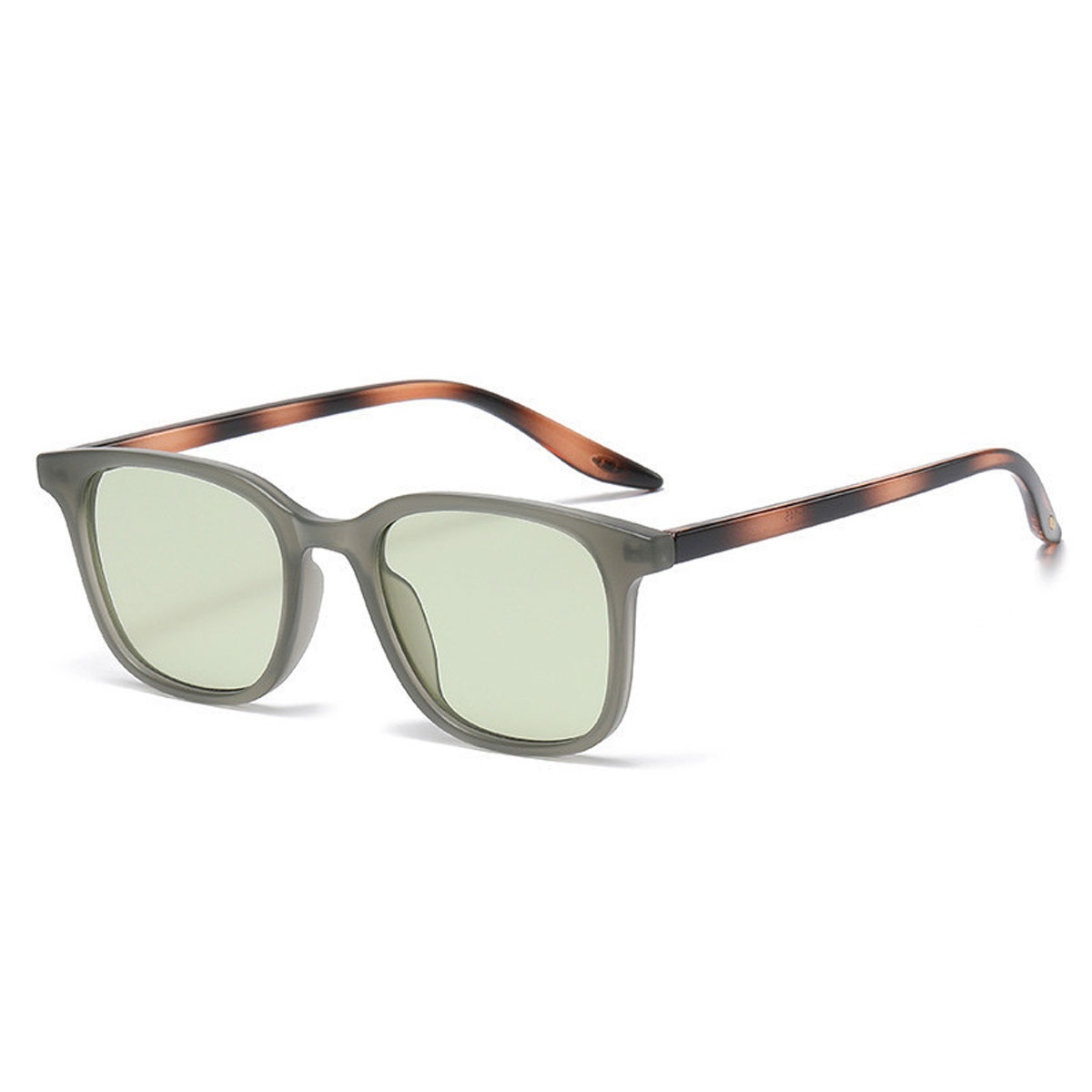 thumbnail image 1 of Gafas de sol retras esmeriladas de la personalidad de la tendencia de la moda de las gafas de sol de la textura, hechas de PC, 1 of 6
