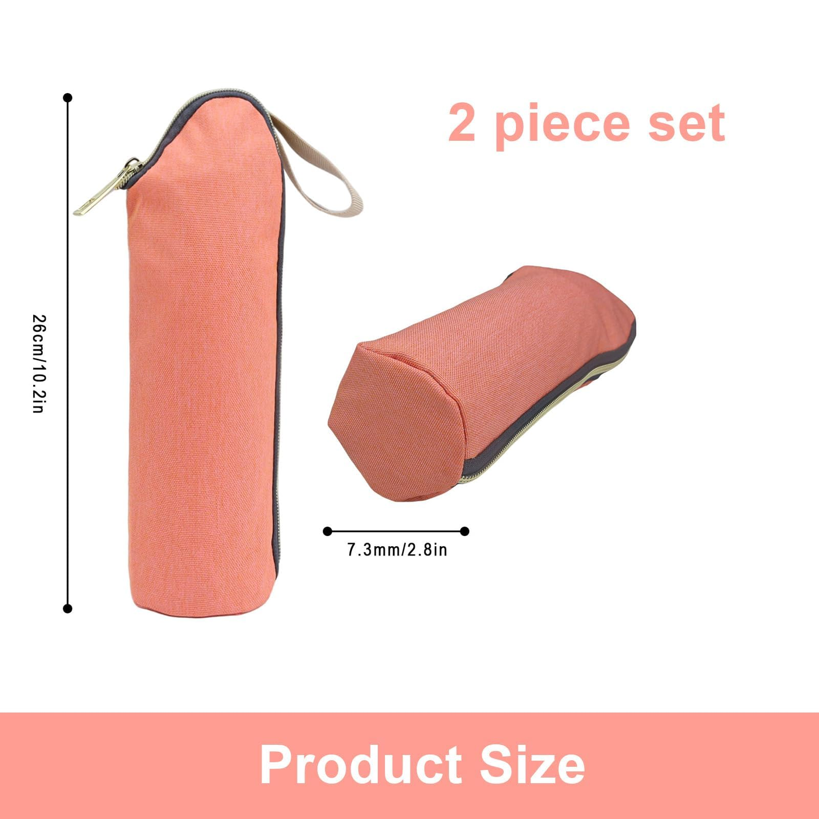 SHOPPULSE Isoliertasche Babyflasche, 2 Stück Kühltasche für Flaschen, Thermotasche Babyflasche mit Knopfband, Thermotasche für Bewahren Sie Babyflaschen Auf
