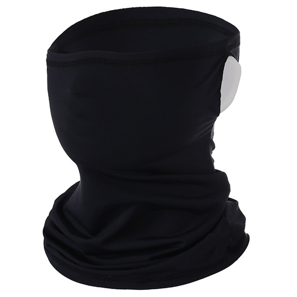 Mascarilla refrescante para el cuello, bufanda para pescar, cubierta para la cara, seda de hielo para exteriores, máscara con orejas colgantes, protector solar, velo de sombreado, babero