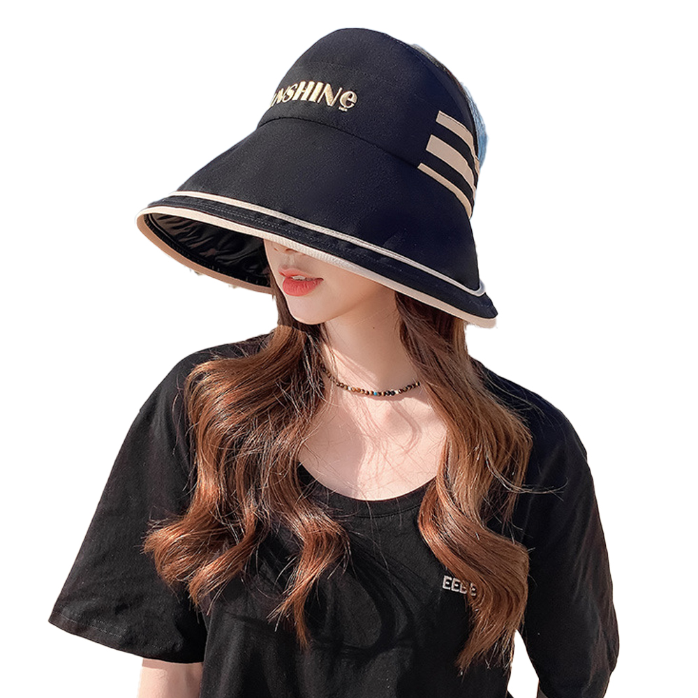54-60cm Hutumfang versátil Sonnenschutzhut mit großer Krempe Damen Anti-UV-Sonnenhut Sommer faltbarer leerer Top-Fischerhut