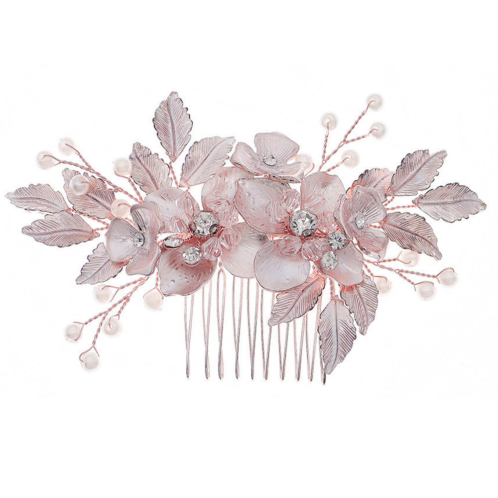 Peineta para novia, pinza para el pelo de boda, accesorios para el cabello de boda para mujeres, niñas, damas de honor, 12*6cm