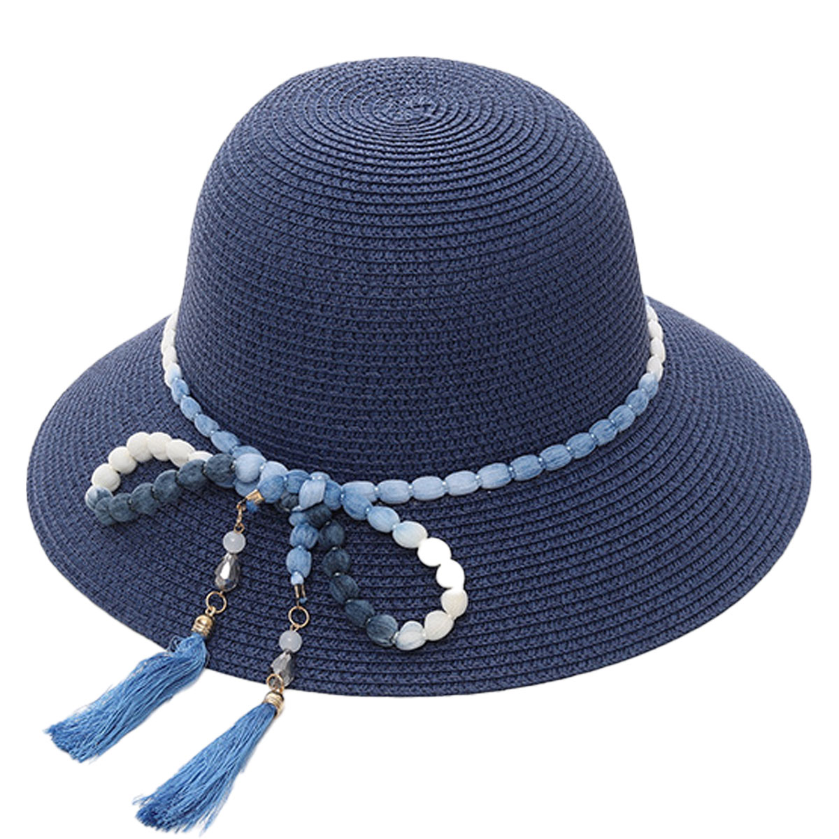 56-58 cm circunferencia del sombrero mujer verano salida playa sombrero de paja ocio anti-ultravioleta sombrero plegable
