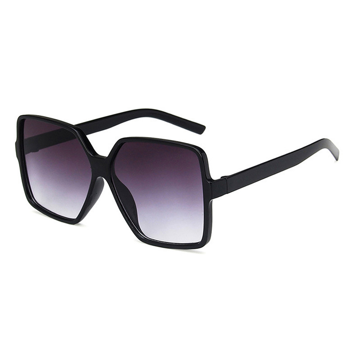Gafas de sol cuadradas de la protección solar del marco de las gafas de sol grandes de moda de la moda, hechas de PC