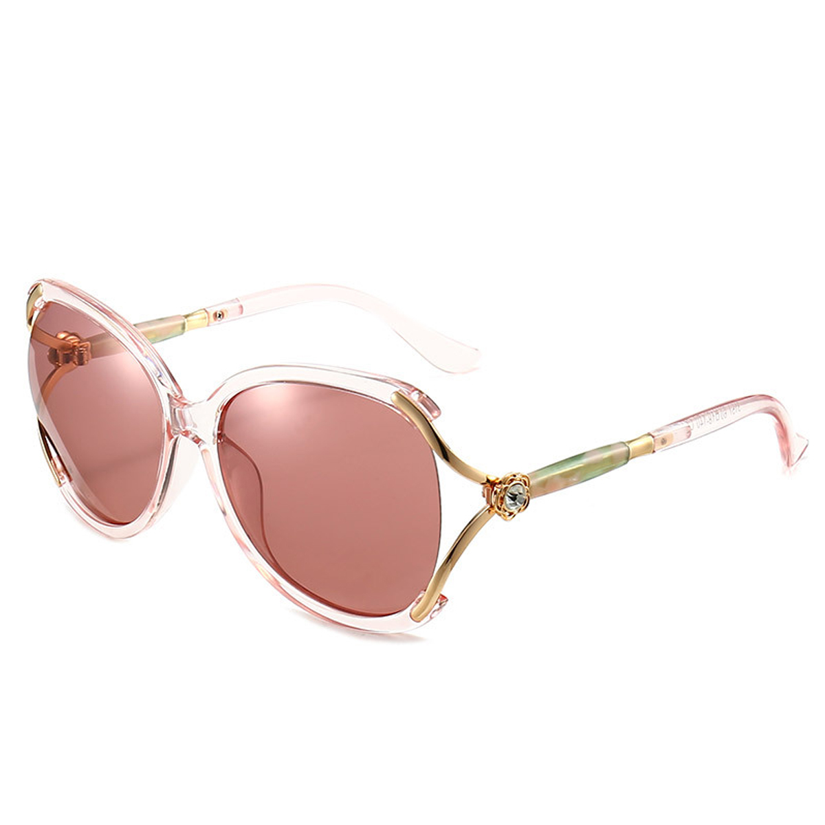 Gafas de sol modernas y elegantes de montura grande europeas y americanas, fabricadas en PC y TAC