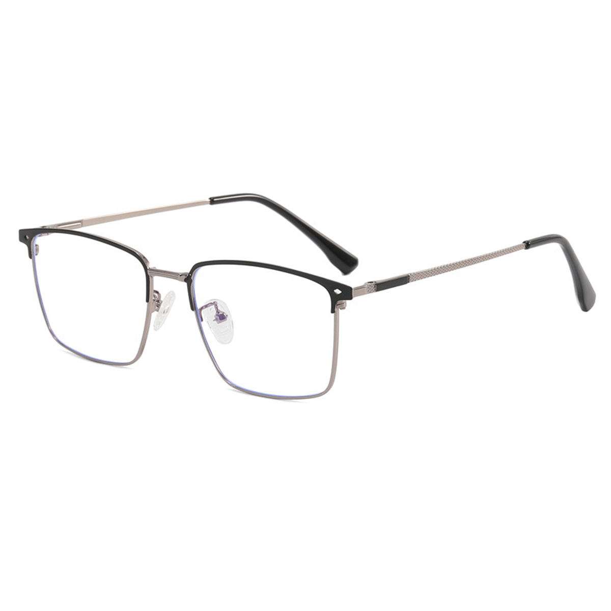 Gafas retro de moda con bloqueo de luz azul para pantallas para resistir la fatiga ocular