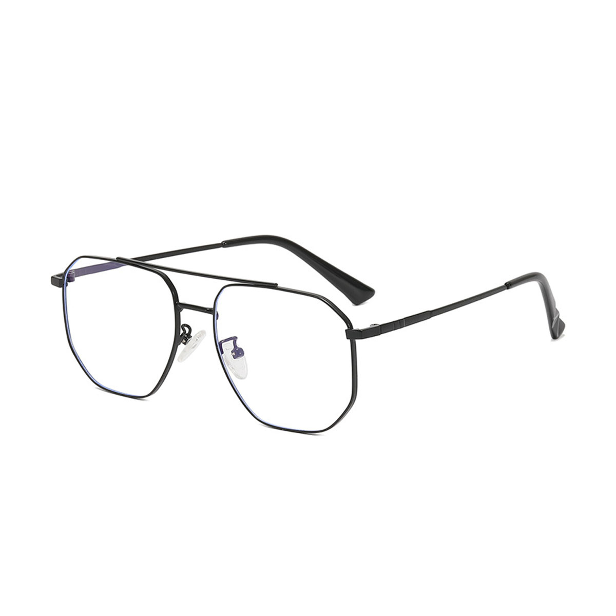 Gafas de bloqueo de luz azul, moda, doble haz, antifatiga ocular, anti-ultravioleta, ordenador/juego/TV