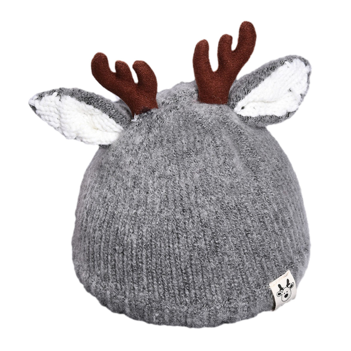 Gorro bonito de reno para bebé, gorro cálido, gorro tejido para bebé, niña, niño, accesorios para fotos