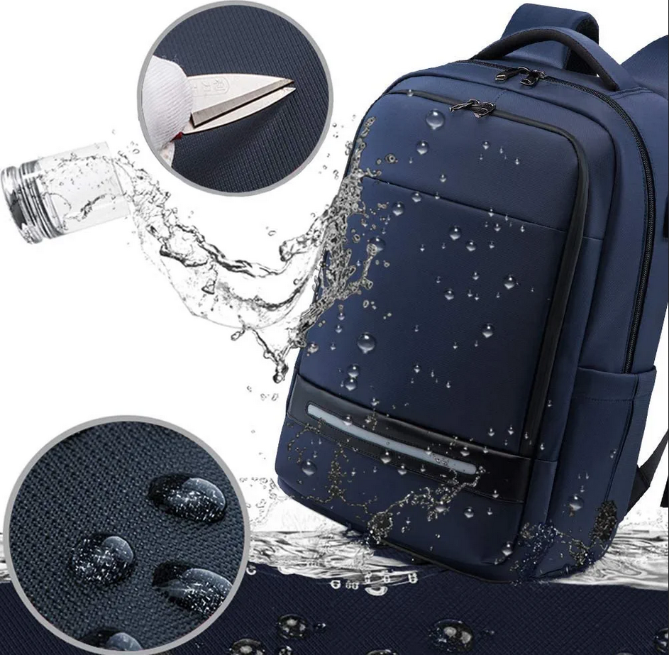 thumbnail image 4 of Mochila para computadora portátil Mochila de Negocios de 17 Pulgadas Mochila Escolar Multifuncional Mochila Impermeable para Viajes Bolsa para computadora portátil con Puerto de Carga USB, 4 of 7